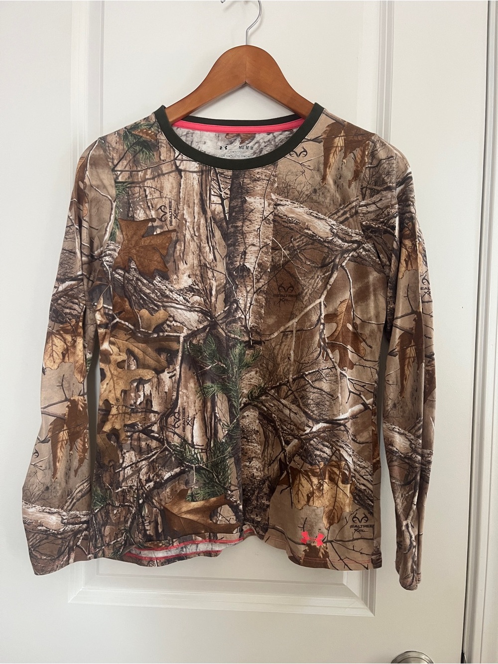 Under Armour Women's Long-Sleeve Realtree Camo Top - Brown/Green